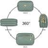 imageEXTREE Quilted Crossbody Bag Trendy Design Shoulder PurseB003jade Green