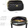 imageEXTREE Quilted Crossbody Bag Trendy Design Shoulder PurseB014blackdiamond