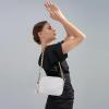 imageEXTREE Quilted Crossbody Bag Trendy Design Shoulder PurseB016whitegold Chain