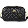 imageEXTREE Quilted Crossbody Bag Trendy Design Shoulder PurseB002dark Night