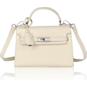 imageEXTREE Quilted Crossbody Bag Trendy Design Shoulder PurseB018white