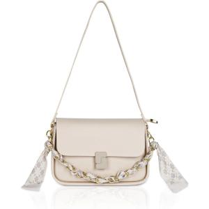 imageEXTREE Quilted Crossbody Bag Trendy Design Shoulder PurseB019white