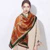 imageEXTREE Scarfs for Women Pashmina Silky Shawl Wrap for Evening Dressing Blanket Open Front Poncho CapeAaaorange