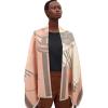 imageEXTREE Scarfs for Women Pashmina Silky Shawl Wrap for Evening Dressing Blanket Open Front Poncho CapeAajpink