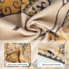 imageEXTREE Scarfs for Women Pashmina Silky Shawl Wrap for Evening Dressing Blanket Open Front Poncho CapeAauwhite