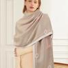 imageEXTREE Scarfs for Women Pashmina Silky Shawl Wrap for Evening Dressing Blanket Open Front Poncho CapeAawbrown