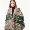 imageEXTREE Scarfs for Women Pashmina Silky Shawl Wrap for Evening Dressing Blanket Open Front Poncho CapeAcbwhite
