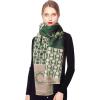 imageEXTREE Scarfs for Women Pashmina Silky Shawl Wrap for Evening Dressing Blanket Open Front Poncho CapeAcbwhite