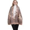 imageEXTREE Scarfs for Women Pashmina Silky Shawl Wrap for Evening Dressing Blanket Open Front Poncho CapeAcngrey