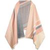 imageEXTREE Scarfs for Women Pashmina Silky Shawl Wrap for Evening Dressing Blanket Open Front Poncho CapeAcxpink