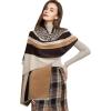 imageEXTREE Scarfs for Women Pashmina Silky Shawl Wrap for Evening Dressing Blanket Open Front Poncho CapeAcygrey