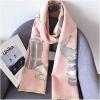imageEXTREE Scarfs for Women Pashmina Silky Shawl Wrap for Evening Dressing Blanket Open Front Poncho CapeAdtpink