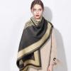 imageEXTREE Scarfs for Women Pashmina Silky Shawl Wrap for Evening Dressing Blanket Open Front Poncho CapeAesblack