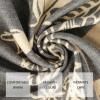 imageEXTREE Scarfs for Women Pashmina Silky Shawl Wrap for Evening Dressing Blanket Open Front Poncho CapeAfqblack