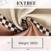 imageEXTREE Scarfs for Women Pashmina Silky Shawl Wrap for Evening Dressing Blanket Open Front Poncho CapeAfzmilk Yellowkhakihorse