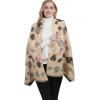imageEXTREE Scarfs for Women Pashmina Silky Shawl Wrap for Evening Dressing Blanket Open Front Poncho CapeAgfwheatleaf