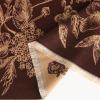 imageEXTREE Scarfs for Women Pashmina Silky Shawl Wrap for Evening Dressing Blanket Open Front Poncho CapeAhkdark Brownflowers