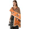 imageEXTREE Scarfs for Women Pashmina Silky Shawl Wrap for Evening Dressing Blanket Open Front Poncho CapeAiqorangeclassic Car