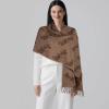imageEXTREE Scarfs for Women Pashmina Silky Shawl Wrap for Evening Dressing Blanket Open Front Poncho CapeAizdark Goldenrodcarriage