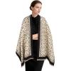 imageEXTREE Scarfs for Women Pashmina Silky Shawl Wrap for Evening Dressing Blanket Open Front Poncho CapeAjbblackbeige