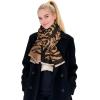 imageEXTREE Scarfs for Women Pashmina Silky Shawl Wrap for Evening Dressing Blanket Open Front Poncho CapeAjhochertiger Stripe