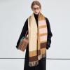 imageEXTREE Scarfs for Women Pashmina Silky Shawl Wrap for Evening Dressing Blanket Open Front Poncho CapeAjjbeigechrome Yellow