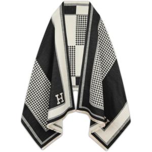 imageEXTREE Scarfs for Women Pashmina Silky Shawl Wrap for Evening Dressing Blanket Open Front Poncho CapeAcgwhite