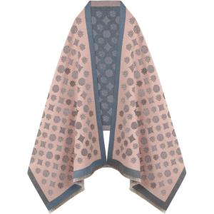 imageEXTREE Scarfs for Women Pashmina Silky Shawl Wrap for Evening Dressing Blanket Open Front Poncho CapeAexpink