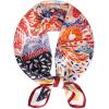 imageEXTREE 100 Pure Mulberry Silk Scarf Fashion Hair for Women Scarf Lightweight Square Neckerchief 275 275 inchesColorful Flowers