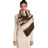 imageEXTREE Womens Scarf Wrap Soft ampamp Warm Shawl Lightweight SkinFriendly Versatile for All Seasons Holiday Gift IdeaDark Brown Letters