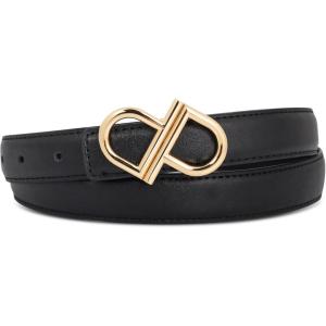 imageEXTREE Gold Buckle Belts for Women Fashion Waist Band Elegant Ladies Belt Gift for WomenIdeal for Dresses JeansBright Gold