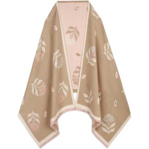imageEXTREE Womens Scarf Wrap Soft ampamp Warm Shawl Lightweight SkinFriendly Versatile for All Seasons Holiday Gift IdeaFresh Floral Pattern in Khaki