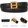 imageEXTREE Gold Buckle Belts for Women Fashion Waist Band Elegant Ladies Belt Gift for WomenIdeal for Dresses JeansVintage Gold Buckle