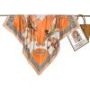 imageEXTREE Head Scarf for Women Like Silk Scarf Hair Scarf Printed Square Scarf Bandanas for Women 35 InchesImperial Warhorse Orange