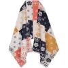 imageEXTREE Scarfs for Women Pashmina Silky Shawl Wrap for Evening Dressing Blanket Open Front Poncho CapeAjvblackwhiteorange Red