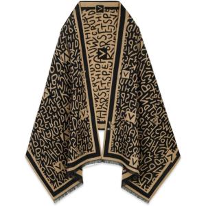 imageEXTREE Scarfs for Women Pashmina Silky Shawl Wrap for Evening Dressing Blanket Open Front Poncho CapeAjmocherblackletter