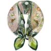 imageEXTREE 100 Pure Mulberry Silk Scarf Fashion Hair for Women Scarf Lightweight Square Neckerchief 275 275 inchesA Touch of Green in Summer
