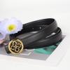 imageEXTREE Gold Buckle Belts for Women Fashion Waist Band Elegant Ladies Belt Gift for WomenIdeal for Dresses JeansBlack Belt Golden Emblem Bucklesecond Layer Cowhide