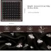 imageEXTREE Luxury Satin Head Scarf 35x35  Silklike Wrap for Women Versatile ShawlSun CoverWrapping Premium Gift for HerBlack Bee Pattern