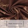 imageEXTREE Scarfs for Women Pashmina Silky Shawl Wrap for Evening Dressing Blanket Open Front Poncho CapeAkhcoconut Brownapricot