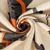 imageEXTREE Womens Scarf Wrap Soft amp Warm Shawl Lightweight SkinFriendly Versatile for All Seasons Holiday Gift IdeaDouble Horse Border Orange and Black