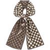 imageEXTREE Satin Scarf Mulberry Silk Printed Head Wrap Hair Band 59 x 57Elegant Chessboard