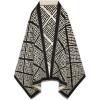 imageEXTREE Womens Scarf Wrap Soft amp Warm Shawl Lightweight SkinFriendly Versatile for All Seasons Holiday Gift IdeaBlack White Geometric Pattern