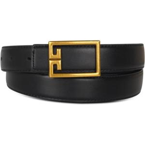 imageEXTREE Vintage Luxe Womens Belt Gold Buckle Design Ideal for Dresses Jeans Gift AccessoryVintage Gold Square Buckle