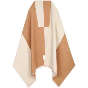 imageEXTREE Womens Scarf Wrap Soft amp Warm Shawl Lightweight SkinFriendly Versatile for All Seasons Holiday Gift IdeaBeige and Camel Color Combination