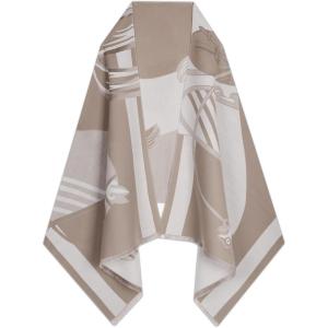 imageEXTREE Womens Scarf Wrap Soft amp Warm Shawl Lightweight SkinFriendly Versatile for All Seasons Holiday Gift IdeaKhakicolored Handsome Horse